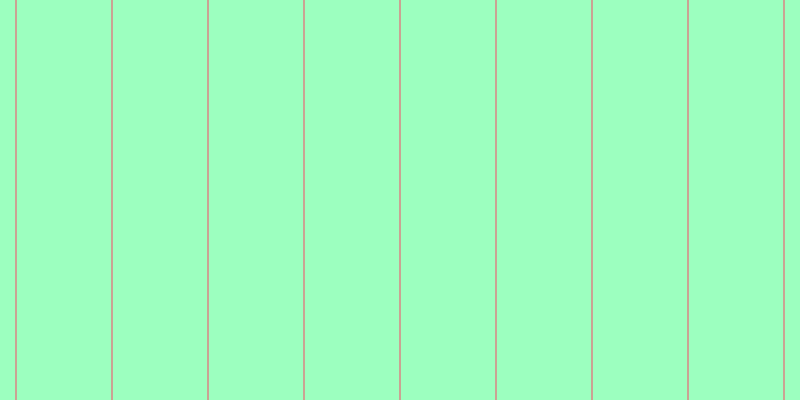 #9cffbf, #caa393 vertical lines, two pixels wide, ninety-four pixels apart
