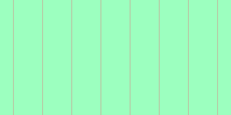#9cffbf, #caa393 vertical lines, two pixels wide, ninety-nine pixels apart