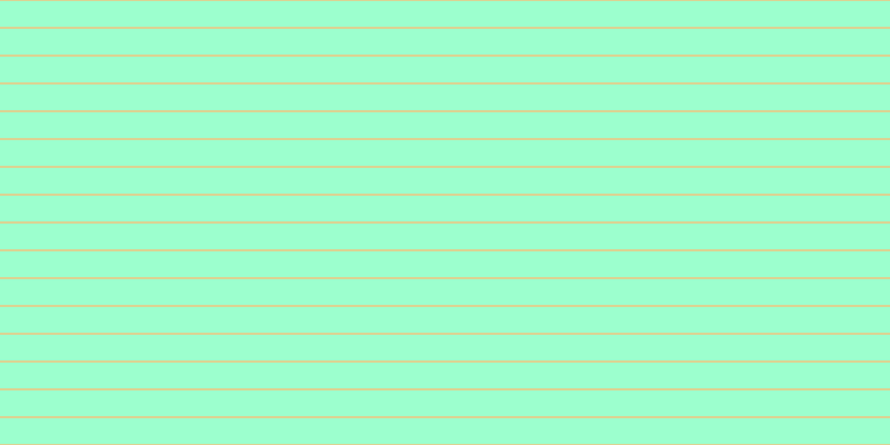 #9cffce, #dbd393 horizontal lines, two pixels wide, twenty-three pixels apart