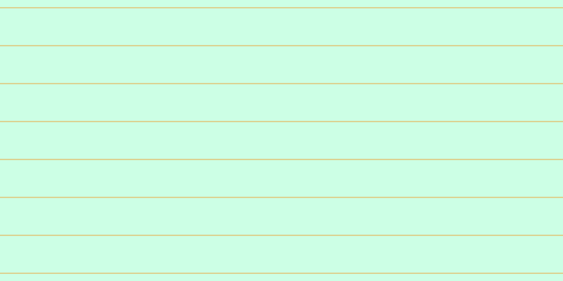 #9cffce (50%), #dbd393 horizontal lines, two pixels wide, fifty-two pixels apart