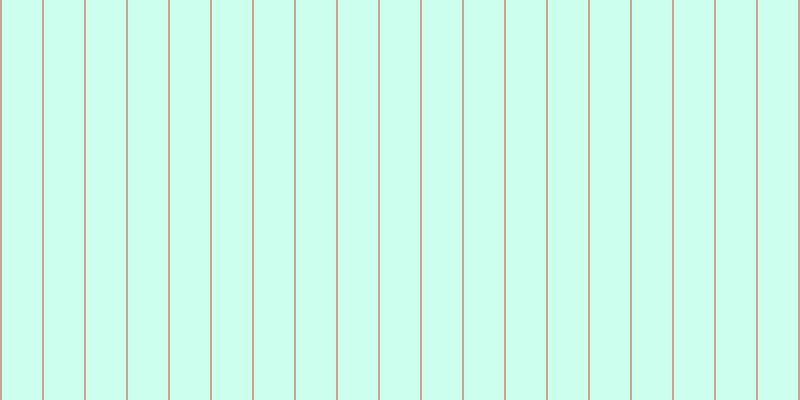 #9cffe0 (50%), #caa393 vertical lines, two pixels wide, forty pixels apart