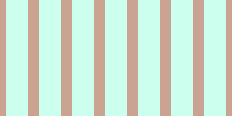 #9cffe0 (50%), #caa393 vertical lines, thirty-eight pixels wide, seventy-six pixels apart