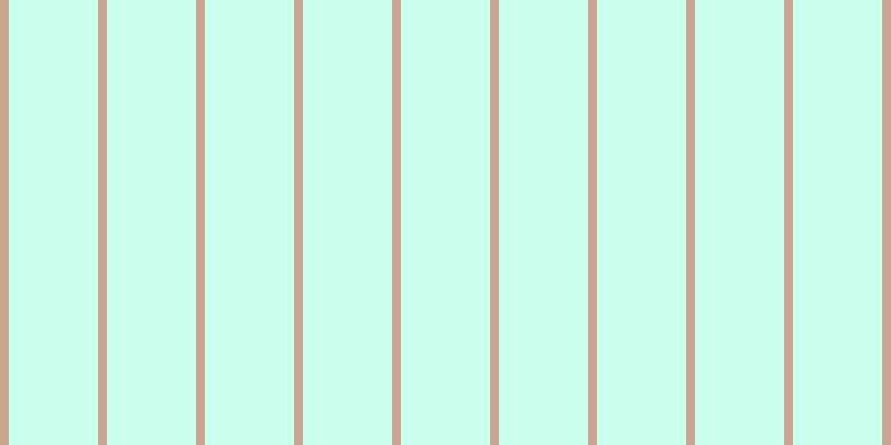 #9cffe0 (50%), #caa393 vertical lines, eight pixels wide, eighty pixels apart
