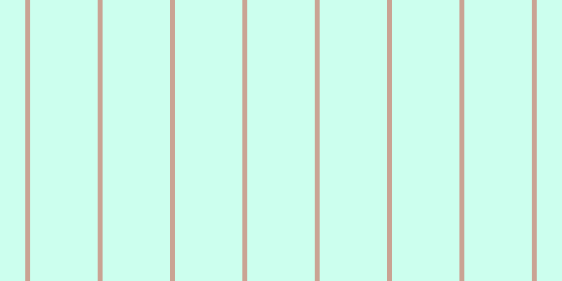#9cffe0 (50%), #caa393 vertical lines, seven pixels wide, ninety-six pixels apart