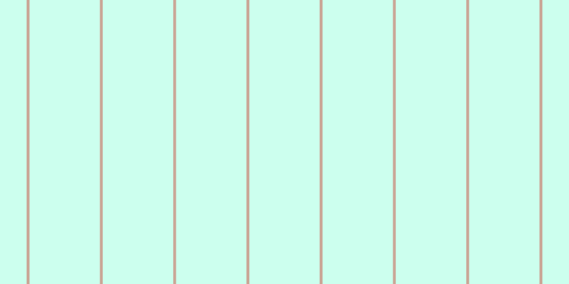 #9cffe0 (50%), #caa393 vertical lines, four pixels wide, ninety-nine pixels apart