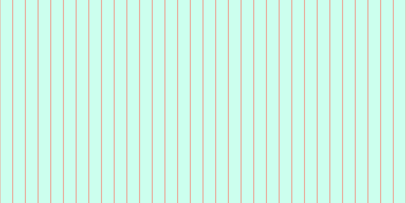 #9cffe0 (50%), #eba393 vertical lines, two pixels wide, twenty-three pixels apart