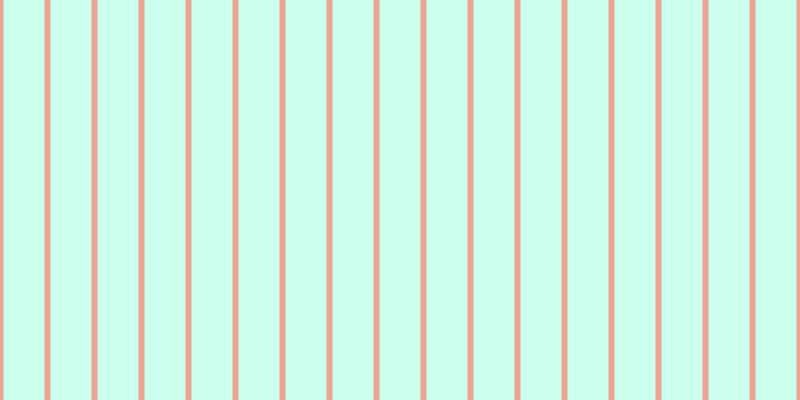 #9cffe0 (50%), #eba393 vertical lines, six pixels wide, forty-one pixels apart