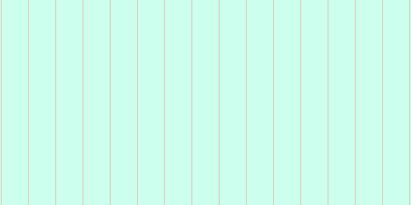#9cffe0 (50%), #eba393 vertical lines, one pixels wide, fifty-two pixels apart