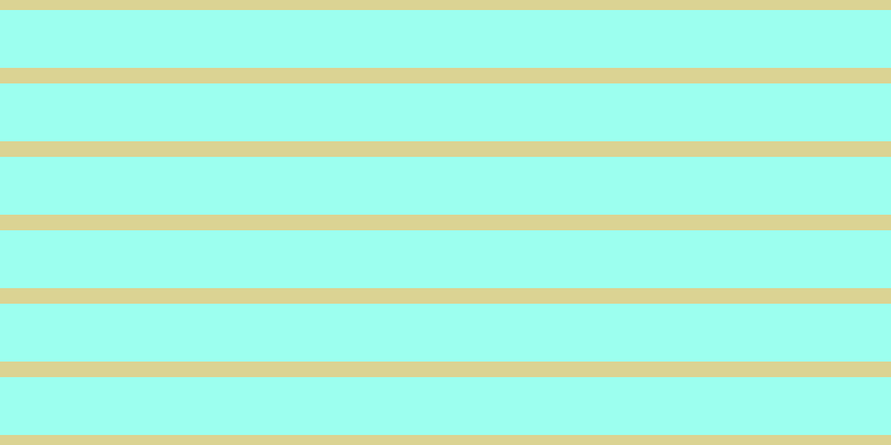 #9cffef, #dbd393 horizontal lines, fourteen pixels wide, fifty-two pixels apart