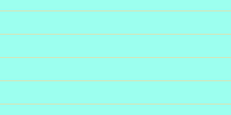 #9cffef, #fcd393 horizontal lines, two pixels wide, seventy-nine pixels apart