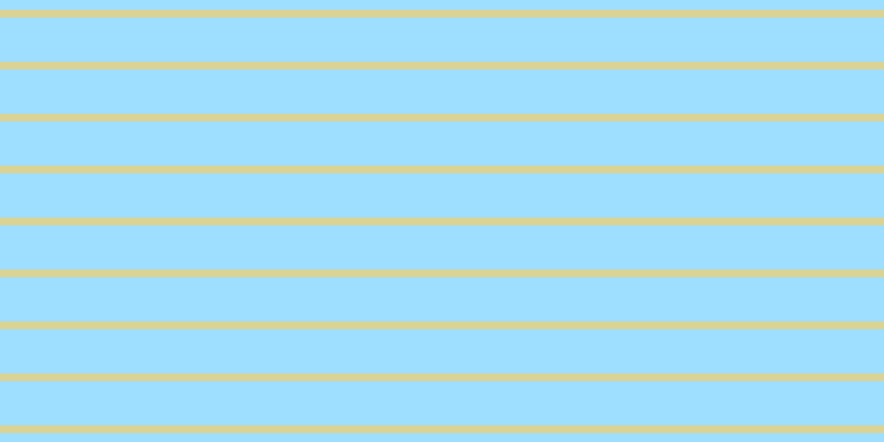 #9edeff, #dbd393 horizontal lines, seven pixels wide, forty pixels apart