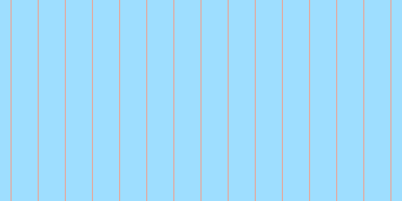 #9edeff, #eba393 vertical lines, two pixels wide, fifty-two pixels apart