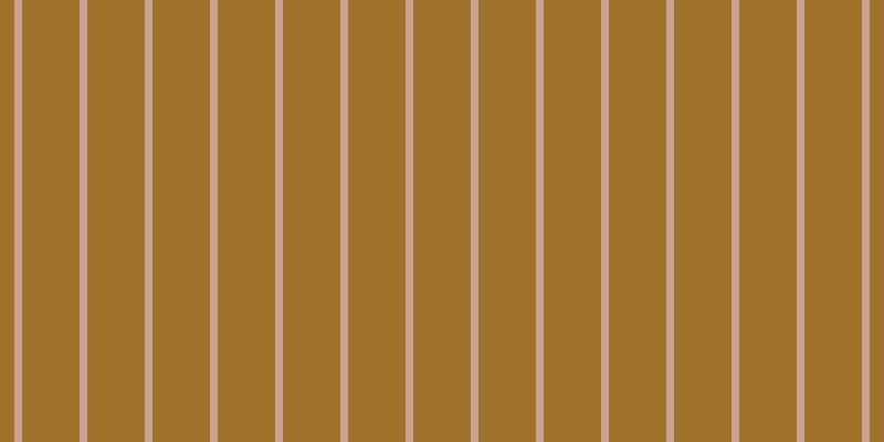 #a0732d, #caa393 vertical lines, seven pixels wide, fifty-two pixels apart