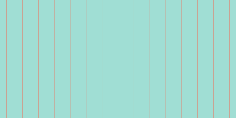 #a0ded4, #caa393 vertical lines, two pixels wide, fifty-two pixels apart