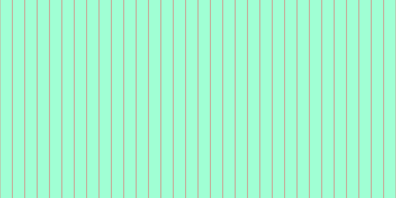 #a0ffd4, #caa393 vertical lines, two pixels wide, twenty-three pixels apart