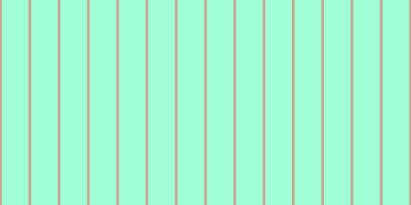 #a0ffd4, #caa393 vertical lines, five pixels wide, fifty-two pixels apart