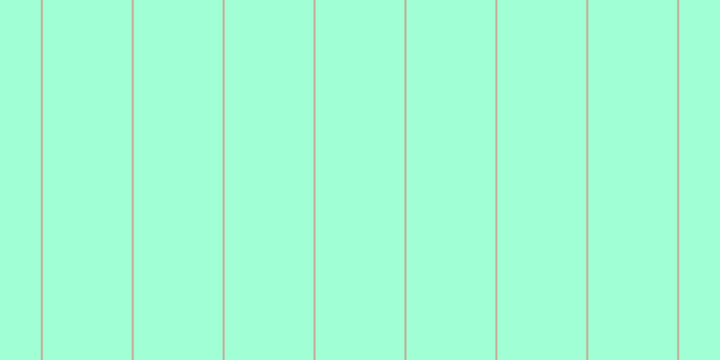 #a0ffd4, #caa393 vertical lines, two pixels wide, ninety-nine pixels apart