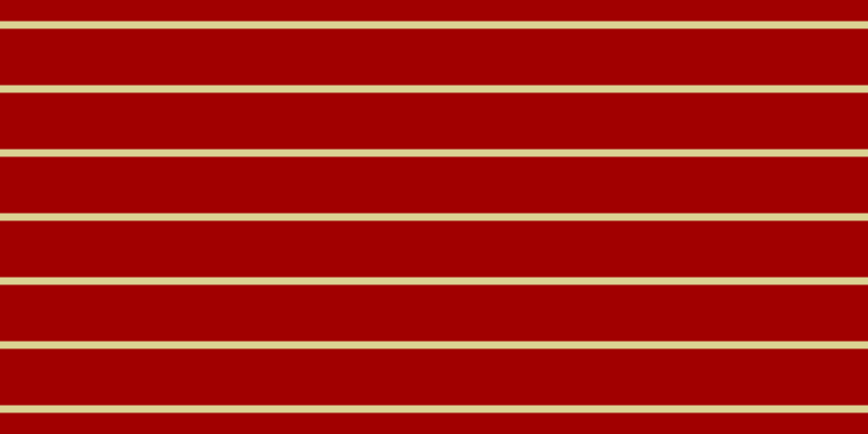 #a10000, #dbd393 horizontal lines, seven pixels wide, fifty-two pixels apart