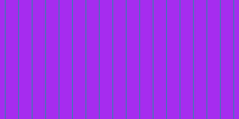 #a42eec, #04a393 vertical lines, two pixels wide, forty-three pixels apart