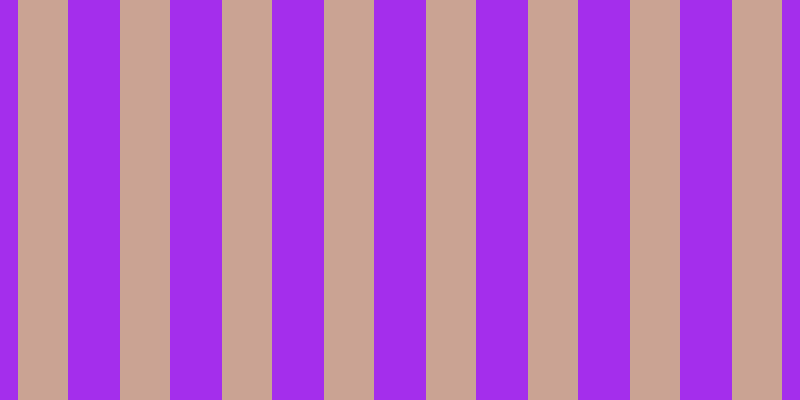 #a42eec, #caa393 vertical lines, fifty pixels wide, fifty-two pixels apart