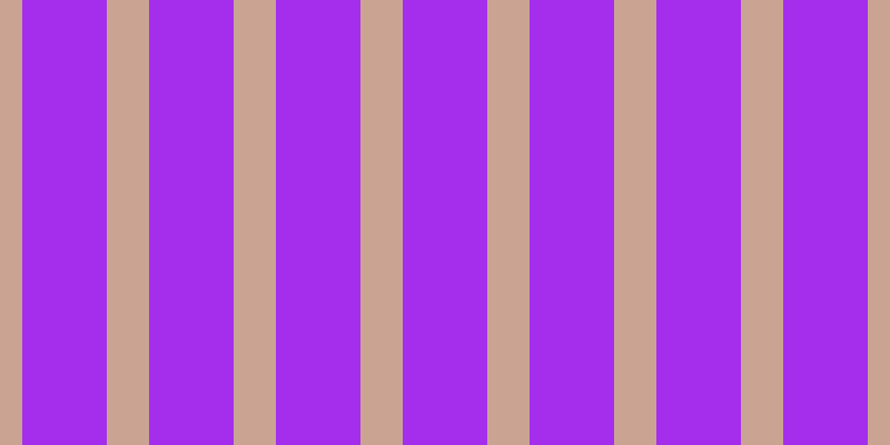 #a42eec, #caa393 vertical lines, thirty-eight pixels wide, seventy-six pixels apart