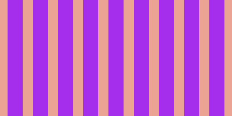 #a42eec, #eba393 vertical lines, thirty-five pixels wide, fifty-two pixels apart
