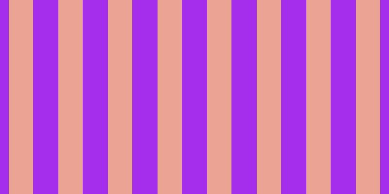 #a42eec, #eba393 vertical lines, fifty pixels wide, fifty-two pixels apart