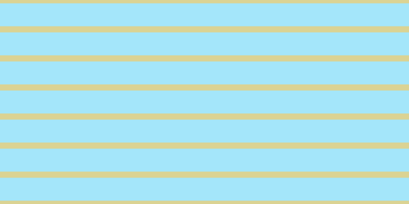 #a4e6fa, #dbd393 horizontal lines, twelve pixels wide, forty-five pixels apart