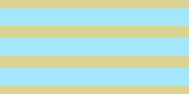 #a4e6fa, #dbd393 horizontal lines, fifty pixels wide, seventy-six pixels apart