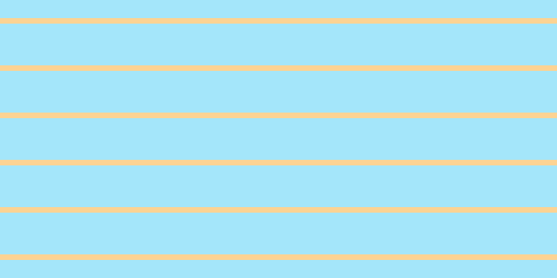 #a4e6fa, #fcd393 horizontal lines, eight pixels wide, sixty pixels apart