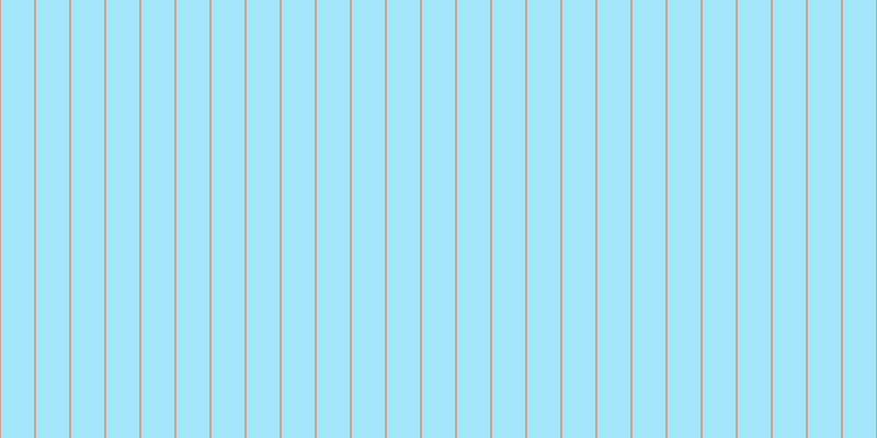 #a4e6fa, #caa393 vertical lines, two pixels wide, thirty pixels apart