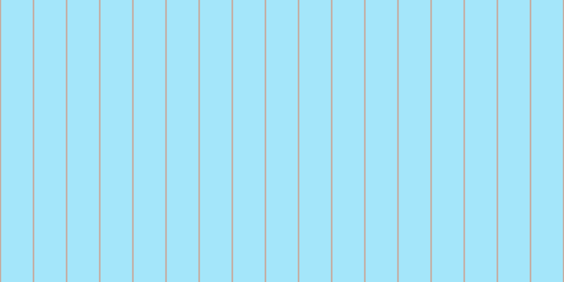 #a4e6fa, #caa393 vertical lines, two pixels wide, forty-five pixels apart