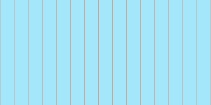 #a4e6fa, #caa393 vertical lines, one pixels wide, fifty-two pixels apart
