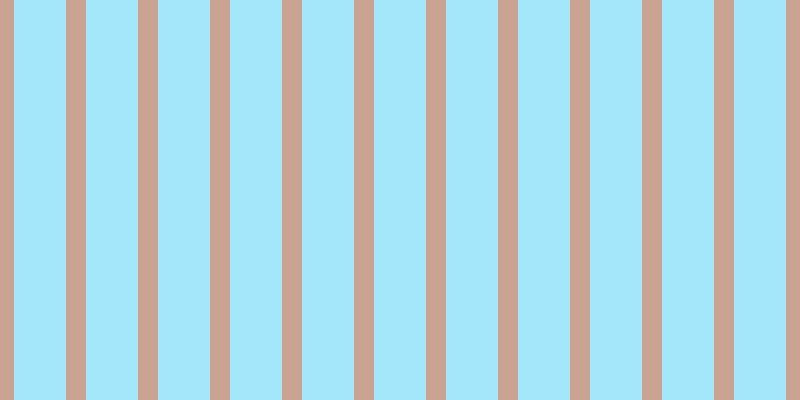 #a4e6fa, #caa393 vertical lines, twenty pixels wide, fifty-two pixels apart