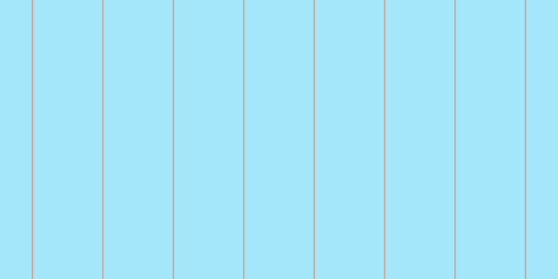 #a4e6fa, #caa393 vertical lines, two pixels wide, ninety-nine pixels apart