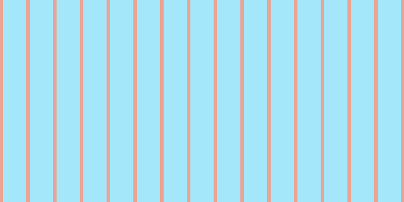 #a4e6fa, #eba393 vertical lines, seven pixels wide, forty-six pixels apart