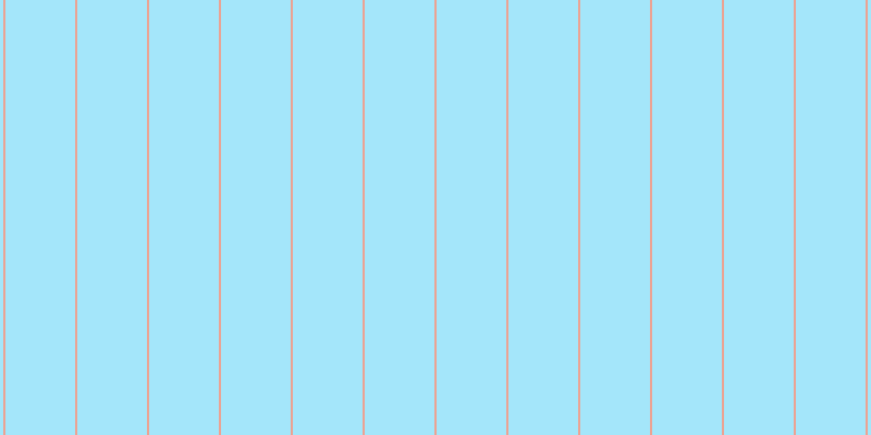 #a4e6fa, #eba393 vertical lines, two pixels wide, sixty-four pixels apart