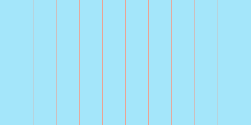 #a4e6fa, #eba393 vertical lines, two pixels wide, seventy-one pixels apart