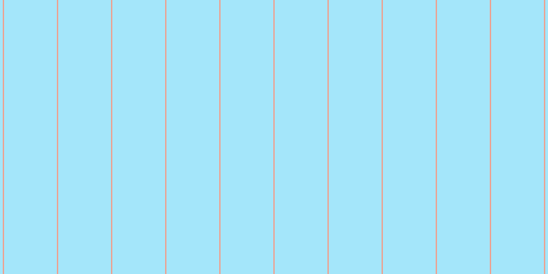 #a4e6fa, #eba393 vertical lines, two pixels wide, seventy-seven pixels apart