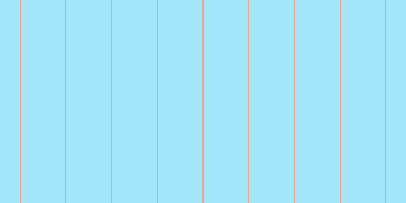 #a4e6fa, #eba393 vertical lines, two pixels wide, eighty-eight pixels apart