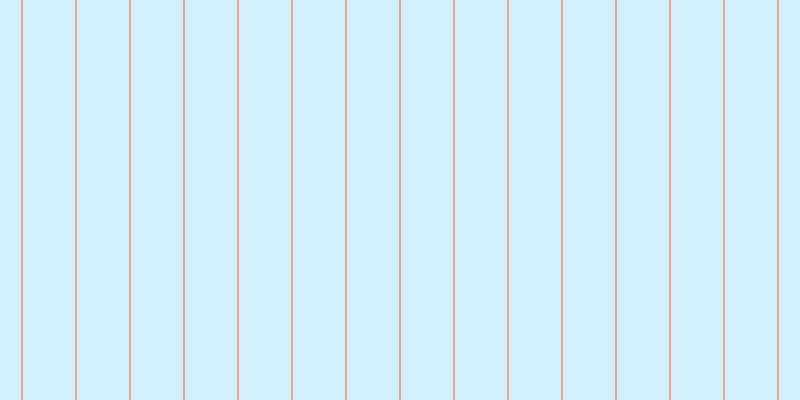 #a4e6fa (50%), #eba393 vertical lines, two pixels wide, fifty-two pixels apart