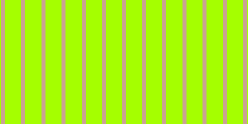 #a5ff00, #caa393 vertical lines, thirteen pixels wide, fifty-two pixels apart