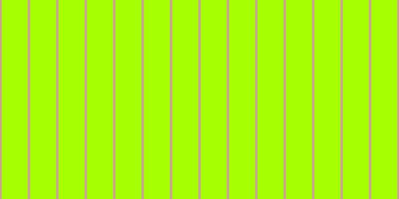 #a5ff00, #caa393 vertical lines, five pixels wide, fifty-two pixels apart