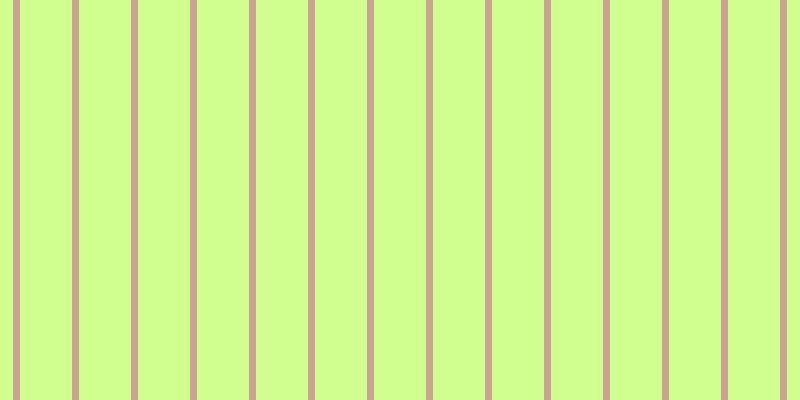 #a5ff21 (50%), #caa393 vertical lines, seven pixels wide, fifty-two pixels apart
