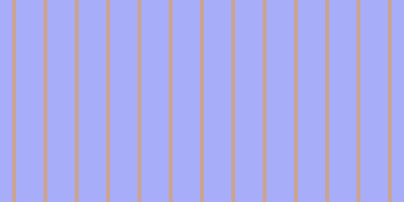 #a8adfa, #caa393 vertical lines, eight pixels wide, fifty-four pixels apart