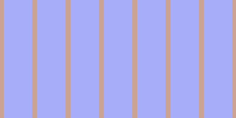 #a8adfa, #caa393 vertical lines, seventeen pixels wide, ninety-six pixels apart