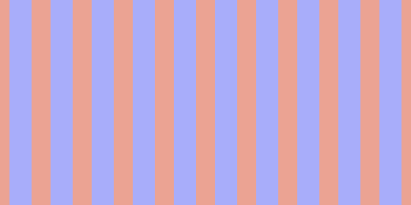 #a8adfa, #eba393 vertical lines, thirty-seven pixels wide, forty-three pixels apart