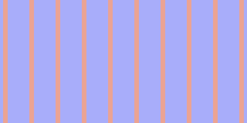 #a8adfa, #eba393 vertical lines, fifteen pixels wide, seventy pixels apart