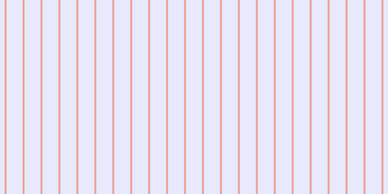 #a8adfa (25%), #eba393 vertical lines, four pixels wide, thirty-three pixels apart