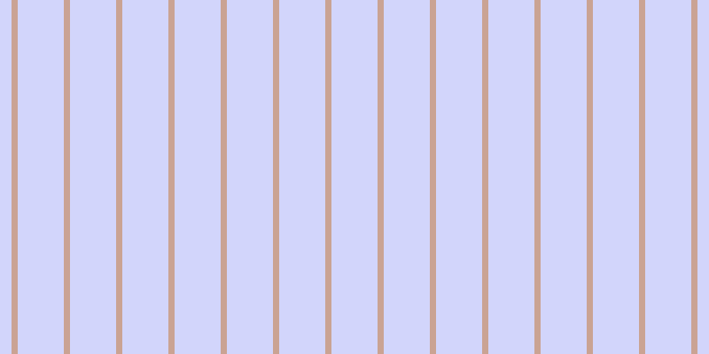 #a8adfa (50%), #caa393 vertical lines, seven pixels wide, fifty-two pixels apart